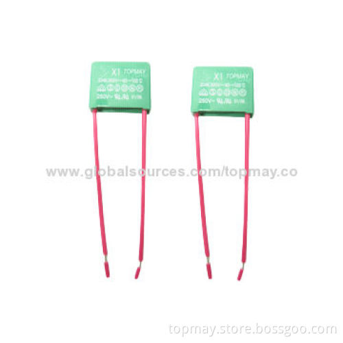 Polypropylene Film Capacitor with 2.5kV Impulse Voltage and 0.0022 to 4.7μF Capacitance
